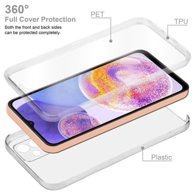 Samsung Galaxy A23 4G Suojakuori Cover (Läpinäkyvä)