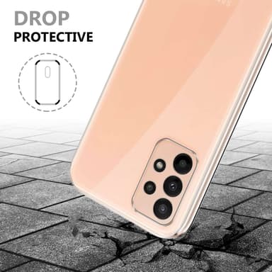 Samsung Galaxy A23 4G Suojakuori Cover (Läpinäkyvä)