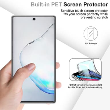 Samsung Galaxy NOTE 10 Suojakuori Cover (Läpinäkyvä)