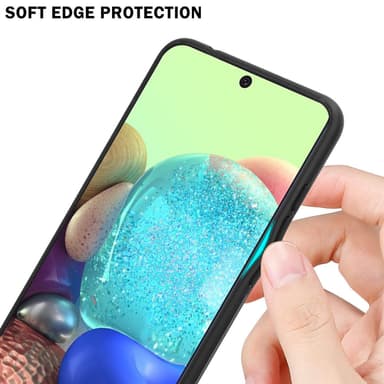 Suojakuori Samsung Galaxy A71 5G Kotelo (Musta)