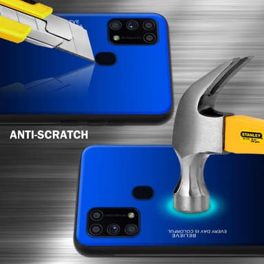 Suojakuori Samsung Galaxy M31 Kotelo (Musta)