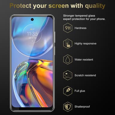Motorola MOTO E32 4G / E32S 3x Suojakalvo Karkaistu