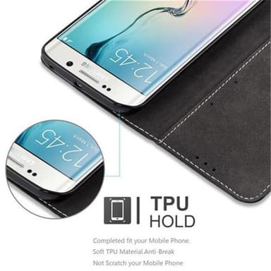 Samsung Galaxy S6 EDGE Suojakuori Case (Musta)