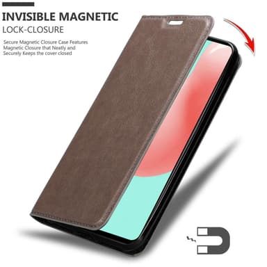 Samsung Galaxy A41 Suojakuori Lompakkokotelo (Ruskea)