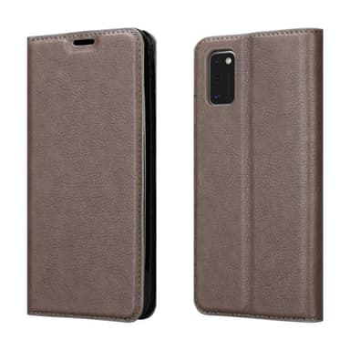 Samsung Galaxy A41 Suojakuori Lompakkokotelo (Ruskea)