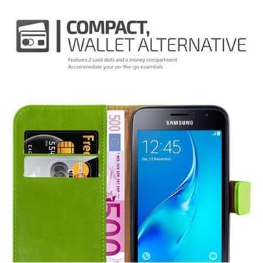 Samsung Galaxy J1 2016 Suojakuori Lompakkokotelo