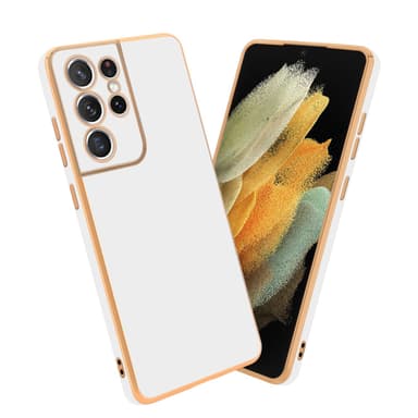 Samsung Galaxy S21 ULTRA Suojakuori Cover (Valkoinen)