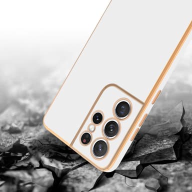Samsung Galaxy S21 ULTRA Suojakuori Cover (Valkoinen)