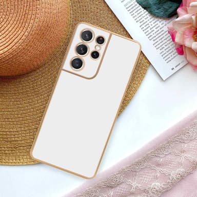 Samsung Galaxy S21 ULTRA Suojakuori Cover (Valkoinen)