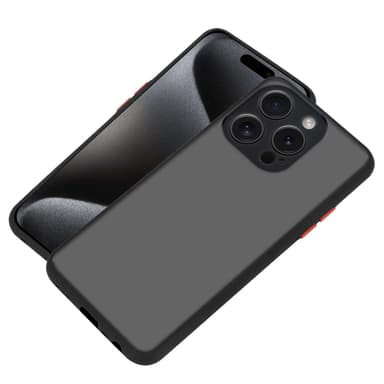 iPhone 15 PRO Suojakuori Kotelo (Musta)