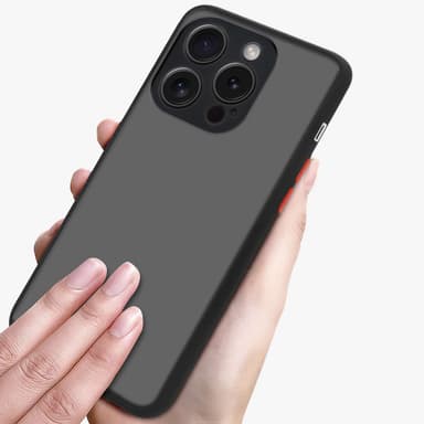 iPhone 15 PRO Suojakuori Kotelo (Musta)