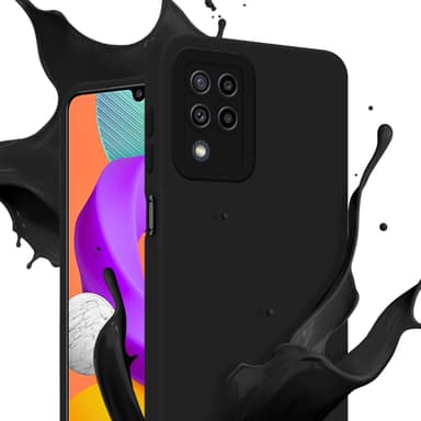 Samsung Galaxy M22 / M32 4G Suojakuori Kotelo (Musta)