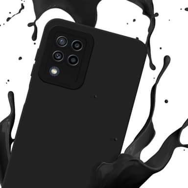 Samsung Galaxy M22 / M32 4G Suojakuori Kotelo (Musta)
