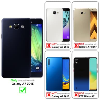 Samsung Galaxy A7 2015 Suojakuori Kotelo (Punainen)