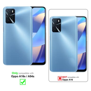 Oppo A16s / A54s Suojakuori Kotelo Case (Punainen)