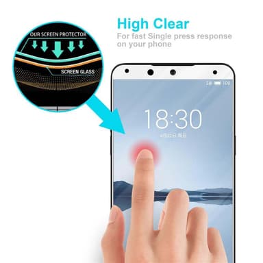 MEIZU 15 Suojakalvo Karkaistu lasi Näytönsuoja