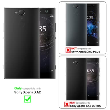 Sony Xperia XA2 Suojakuori Kotelo (Punainen)
