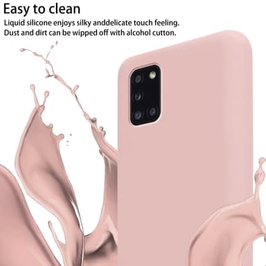 Suojakuori Samsung Galaxy A31 Kotelo (Vaaleanpunainen)