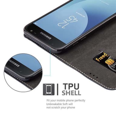 Samsung Galaxy J7 2017 Suojakuori Case (Sininen)