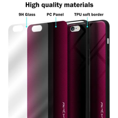 iPhone 6 / 6S Suojakuori Kotelo (Vaaleanpunainen)