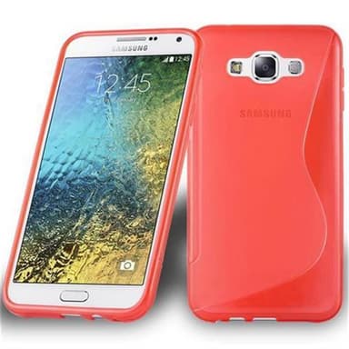 Samsung Galaxy E7 Suojakuori Cover (Punainen)