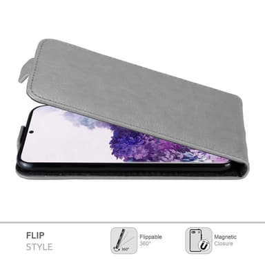 Samsung Galaxy S20 Suojakuori Lompakkokotelo (harmaa)