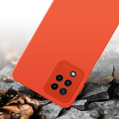 Samsung Galaxy M22 / M32 4G Suojakuori Kotelo (Oranssi)