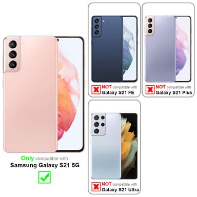 Samsung Galaxy S21 5G Suojakuori Kotelo (Violetti)