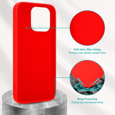 iPhone 14 PRO Suojakuori Kotelo Case (Punainen)