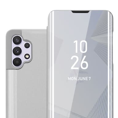 Suojakuori Samsung Galaxy A32 4G Lompakkokotelo (Hopea)