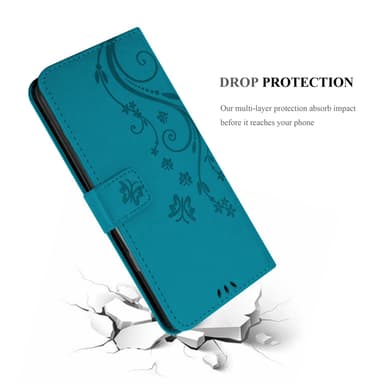 Oppo A94 5G Suojakuori Lompakkokotelo (Sininen)