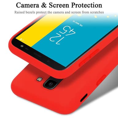 Samsung Galaxy J6 2018 Suojakuori Kotelo (Punainen)
