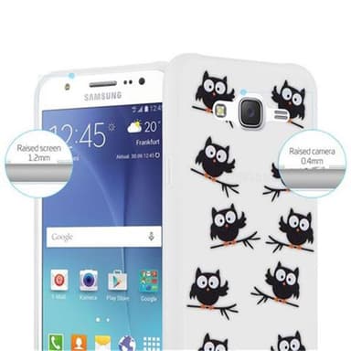Samsung Galaxy J5 2015 Suojakuori Kuoret (Valkoinen)