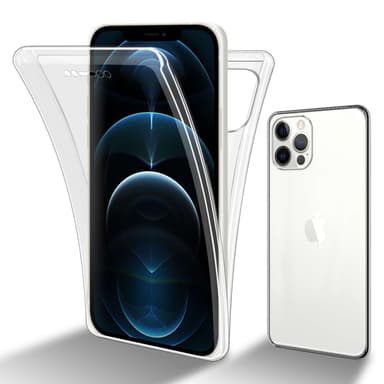 iPhone 12 / 12 PRO Suojakuori Cover (Läpinäkyvä)