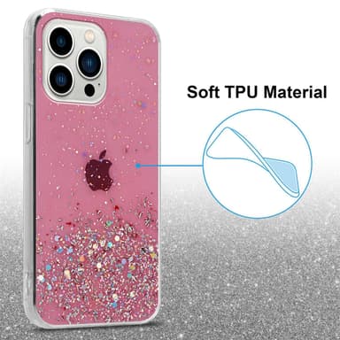 iPhone 13 PRO MAX Suojakuori Kotelo (Vaaleanpunainen)