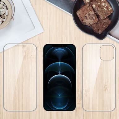iPhone 12 / 12 PRO Suojakuori Cover (Läpinäkyvä)