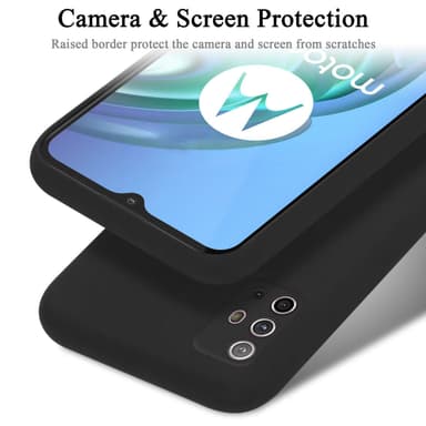 Motorola MOTO G10 / G30 Suojakuori Kotelo (Musta)
