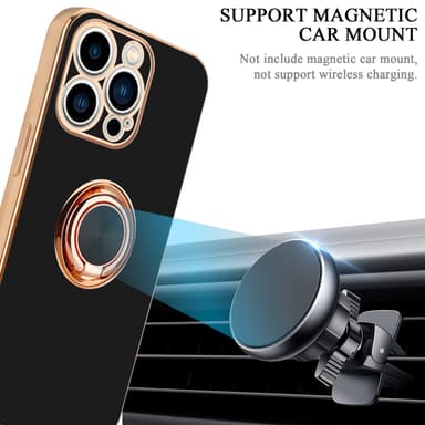 iPhone 14 PRO Suojakuori Kotelo (Musta)