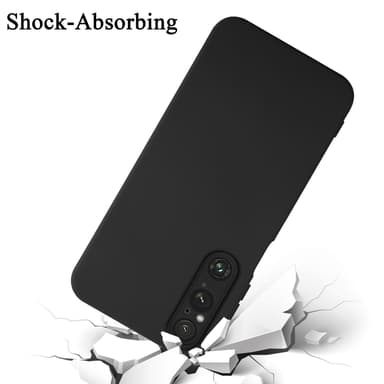 Sony Xperia 1 V Suojakuori Kotelo Case (Musta)