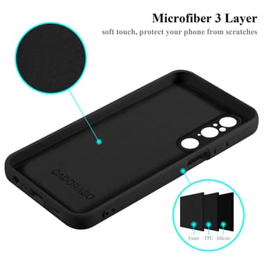 Sony Xperia 1 V Suojakuori Kotelo Case (Musta)