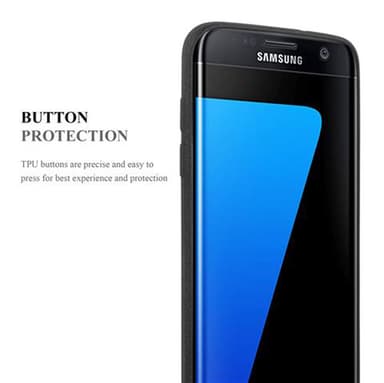 Suojakuori Samsung Galaxy S7 EDGE Kotelo (Musta)