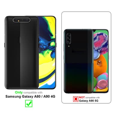 Samsung Galaxy A80 / A90 4G Suojakuori Kotelo (harmaa)