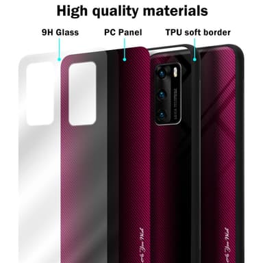 Huawei P40 Suojakuori Kotelo (Vaaleanpunainen)