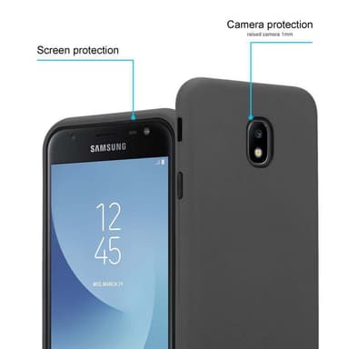 Samsung Galaxy J7 2017 Suojakuori Kotelo (harmaa)