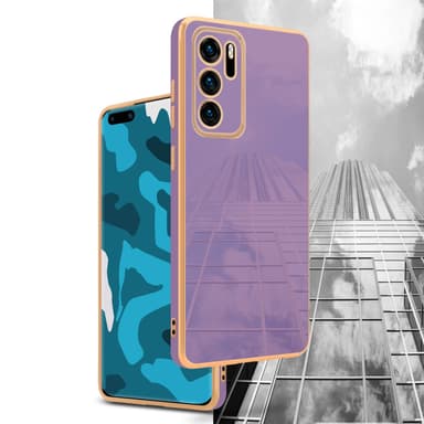 Huawei P40 Suojakuori Case Cover (Violetti)