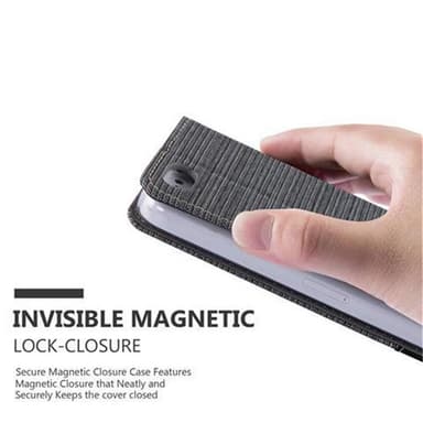 iPhone 5C Suojakuori Lompakkokotelo (harmaa)