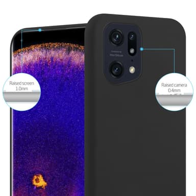 Suojakuori Oppo FIND X5 PRO Kotelo (Musta)