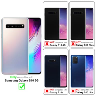 Samsung Galaxy S10 5G Suojakuori Universaali (Musta)