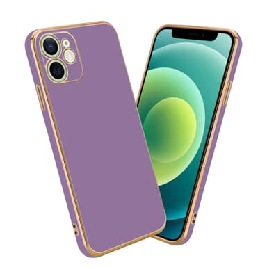 iPhone 12 Suojakuori Case Cover (Violetti)