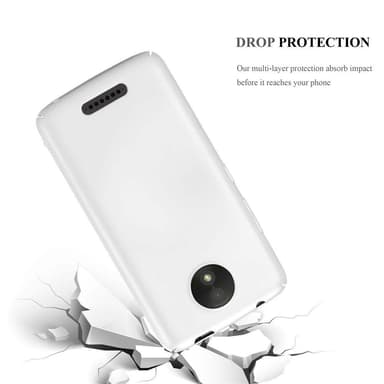 Motorola MOTO C Suojakuori Kotelo Cover (Hopea)